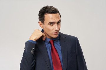 young businessman talking on the phone