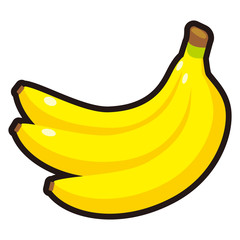 バナナのアイコン -vector icon banana