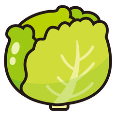 レタスのアイコン -vector icon lettuce