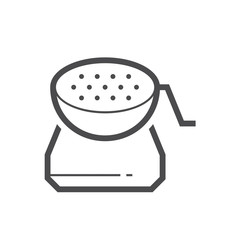 Liquid Limit or atterberg limit vector icon. Laboratory test, astm procedure to measure, analysis water content with equipment, soil sampling for agricultural, geotechnical engineering, construction.