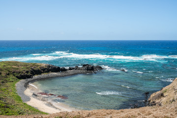 Beautiful view of Enseada da Caieira at Fernando de Noronha, a Unesco World Heritage site,...