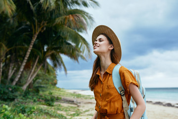 young woman on the beach