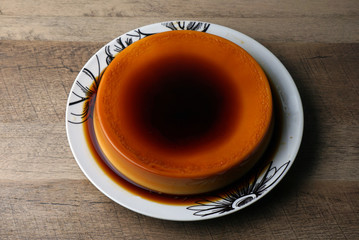 homemade caramel cake pudding