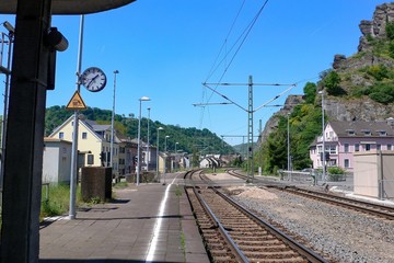 のどかなローカル駅の情景＠ドイツ