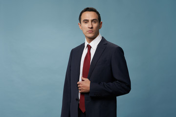 portrait of a handsome businessman