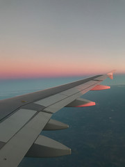 Fototapeta na wymiar Sunset from the sky