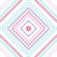 Design embroidery pattern beautiful for cafe wallpaper.