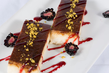 Traditional Turkish Dessert Kazandibi Caramel Pudding