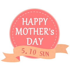 母の日　タイトルラベル