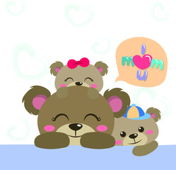 teddy bear and heart