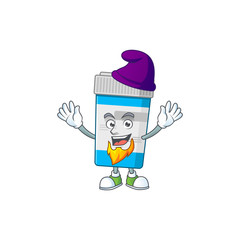 Sweet fairytale of medical bottle Elf cartoon character