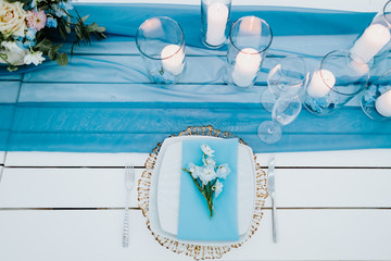 Candlelight Dining table party decoration