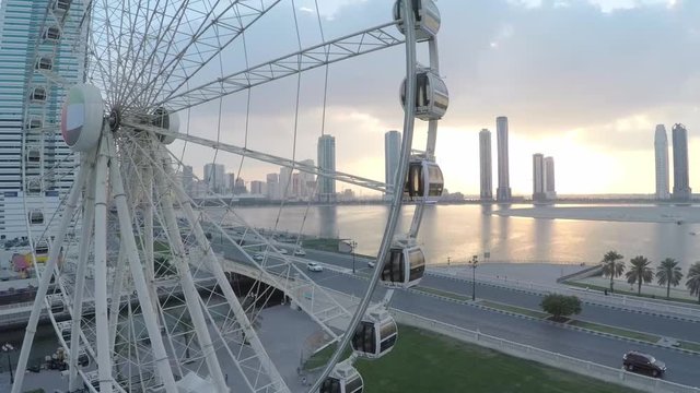 United Arab Emirates sharjah is most popular place for holiday and seaside, streets general views
