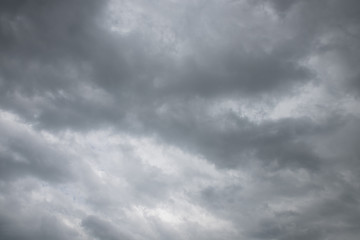 Very cloudy sky about to rain