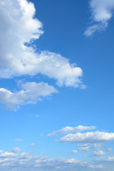 Obraz na płótnie Canvas Blue Sky With Scattered Clouds