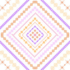 Beautiful design embroidery floral for living room.