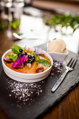 dessert Creme brulee