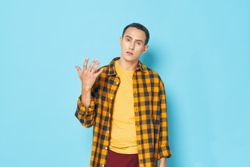 young man pointing at you