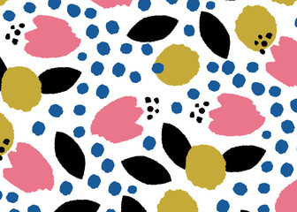 Art Floral pattern wallpaper