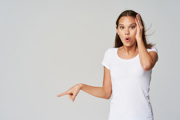 Fototapeta premium beautiful woman charm clean skin