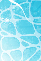 夏　海　ビーチ　波　背景素材　フレーム