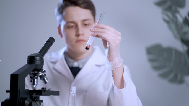 male infectious disease specialist. studies medicines for diseases