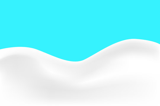 EPS 10 vector. Realistic milk or yogurt background made with gradient mesh.	
