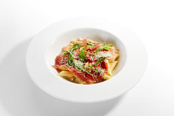 Penne in parmesan sauce