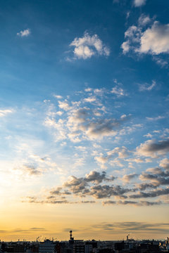 bBlue sky.