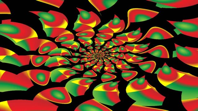 Animated graphics with swirl effects. chaotic movements with beautiful colors. Magic energy spiral with colorful effects. videos are apt to use in any project that wants to use a bright, modern design