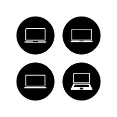 Laptop icons set. Laptop vector icon