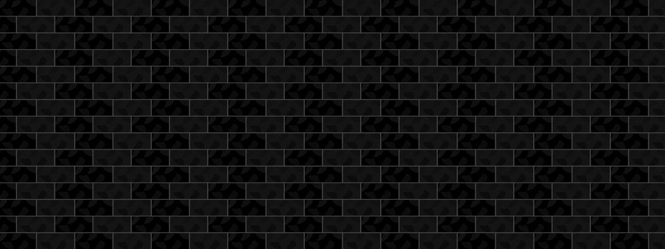 Bricks wall abstract background black colorful vector illustration pattern seamless textures 