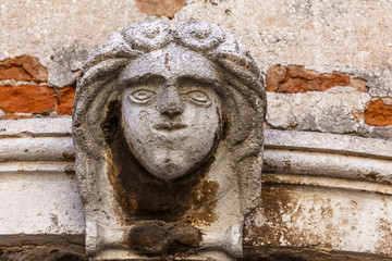 Details of the building in Sibenik old town, Croatia