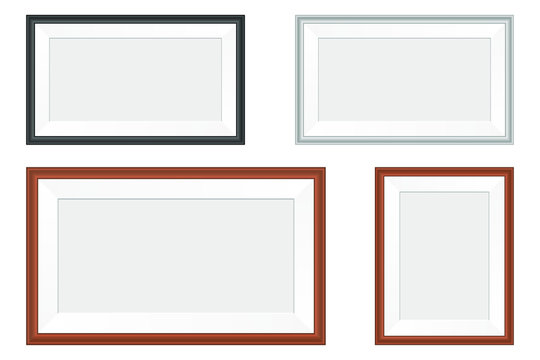 Photo frame vector design illustration isolated on white background