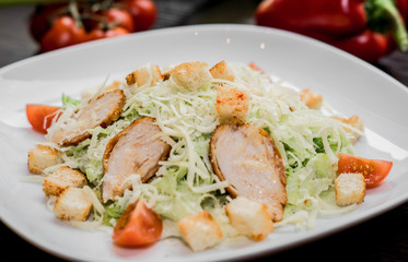 salad with vegetables