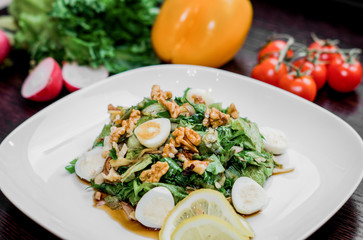 salad with vegetables