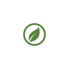 Green garden green leaf Logo Template