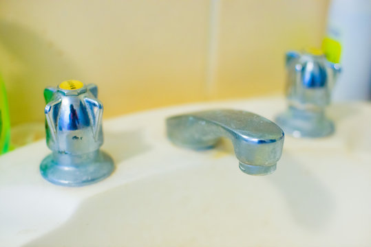 Faucet of the Australian house taken nearby Brisbane city in Queensland, Australia. Australia is a continent located in the south part of the earth.