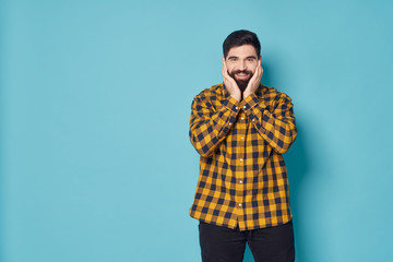 portrait of a handsome young man