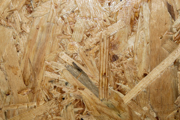 Wood pressed panel. Panel made of pressed wood chips