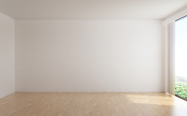 The white room interior design concept design