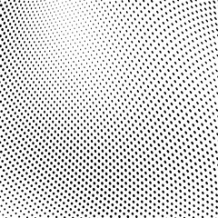 Halftone texture is a monochrome wave. Abstract black and white background of dots