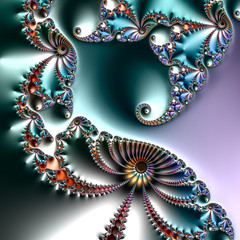 Special art, unique abstract design, fractal geometry