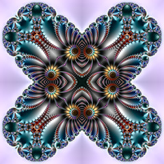 Special art, unique abstract design, fractal geometry
