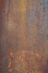 Alte verwitterte Industrie Wand mit Rost als Hintergrund