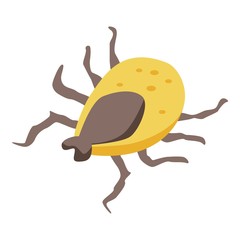 Wild mite icon. Isometric of wild mite vector icon for web design isolated on white background