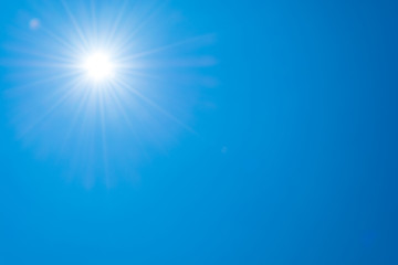 青空と太陽　夏