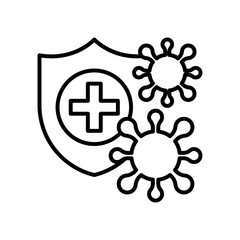 Virus Protection Vector Icon