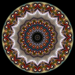 Special art, unique abstract design, fractal geometry