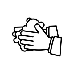 Wash Hands Vector Icon